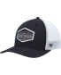 Фото #1 товара Men's Black, White Chicago White Sox Burgess Trucker Snapback Hat