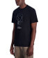 ფოტო #4 პროდუქტის Men's Slim Fit Short-Sleeve Large Karl Character Graphic T-Shirt