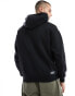 Abercrombie & Fitch microscale trend logo hoodie in black