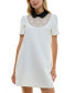 ფოტო #1 პროდუქტის Juniors' Rhinestone-Trim A-Line Dress