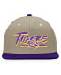 Men's Khaki, Purple LSU Tigers Land Snapback Hat