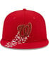 Фото #4 товара Men's Red Washington Nationals Meteor 59FIFTY Fitted Hat