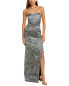 Фото #1 товара Rene Ruiz Draped Organza Gown Women's