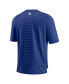 ფოტო #4 პროდუქტის Men's Royal Chicago Cubs Authentic Collection Pregame Raglan Performance V-Neck T-shirt