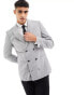 Фото #5 товара Harry Brown double breasted suit jacket in grey