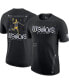ფოტო #4 პროდუქტის Men's Black Golden State Warriors Courtside Air Traffic Control Max90 T-shirt