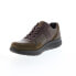 Фото #8 товара Sano by Mephisto Amory Mens Brown Leather Lace Up Lifestyle Sneakers Shoes