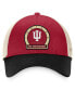Фото #3 товара Men's Crimson Indiana Hoosiers Refined Trucker Adjustable Hat