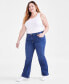 Фото #3 товара Plus Size Mid Rise Curvy Bootcut Jeans, Created for Macy's