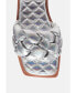 ფოტო #3 პროდუქტის marcue patent pu quilted slides in woven straps