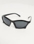 My Accessories London sporty cateye sunglasses in black