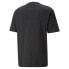 Puma Downtown Logo Crew Neck Short Sleeve T-Shirt Mens Black Casual Tops 5382480