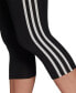 Фото #3 товара Брюки спортивные Adidas женские AEROREADY с высокой посадкой, укороченные