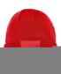 Фото #3 товара Men's Red Detroit Red Wings Authentic Pro Road Cuffed Knit Hat