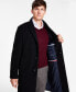 Men's Addison Wool-Blend Trim Fit Overcoat