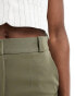 & Other Stories tailored flared trousers in khaki