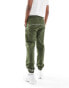 Фото #4 товара Sixth June co-ord nylon track pants in khaki