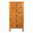 Chest of drawers Alexandra House Living Brown Pine MDF Wood 93 x 37 x 47 cm