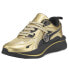 Фото #2 товара Puma Baby Phat X RsCurve Metallic Lace Up Womens Gold Sneakers Casual Shoes 384
