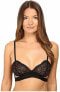 Фото #1 товара Else 170968 Womens Signature Soft Cup Triangle Bralette Bra Black Size X-Small