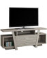 60"L Tv Stand With 2 Drawers in Dark Taupe
