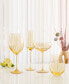 Фото #8 товара Carnival Stemless 19 oz Wine Glasses, Set of 4