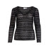 ფოტო #4 პროდუქტის VILA Chikka Lace Long Sleeve V Neck T-Shirt