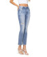 ფოტო #2 პროდუქტის Women's High Rise Cropped Slim Straight Jeans