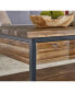 Фото #9 товара Claremont Rustic Wood Coffee Table with Drawer and Low Shelf