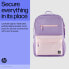 HP Campus Lavender Backpack - Girl - 39.6 cm (15.6") - Notebook compartment - Polyester - Polyfoam