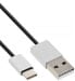 Фото #2 товара InLine USB 2.0 Cable - USB-C male / USB-A male - black/alu - flexible - 2m