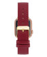 Фото #3 товара Ремешок для часов Anne Klein кожаный красный для Apple Watch 38/40/41 мм