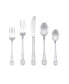 Фото #1 товара Riverridge Bouquet 46 Piece Monogrammed Flatware Set - X, Service for 8