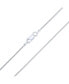 ფოტო #1 პროდუქტის Flexible Strong 2MM .925 Sterling Silver Magic 8-Sided Snake Chain Necklace for Women and Men 18 Inch