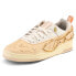 Puma Slipstream Lo Post Game Runway Embossed Lace Up Mens Beige, White Sneakers