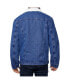 Фото #2 товара Men's Sherpa Lined Denim Jacket Classic Button Up Jean Trucker Coat