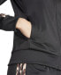 Фото #4 товара Свитшот толстовка Adidas женская Tricot Slim Printed 3-Stripe Track Jacket