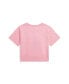 ფოტო #2 პროდუქტის Toddler and Little Girls Floral Big Pony Cotton Jersey Boxy T-shirt