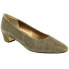 Фото #4 товара VANELi Astyr Pointed Toe Block Heels Pumps Womens Gold Dress Casual 194591