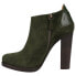 Фото #3 товара Lucchese Maria Round Toe Platform Booties Womens Green Casual Boots BL7013