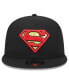 Men's Black Superman Trucker 9FIFTY Snapback Hat