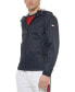 Фото #2 товара Men's Stretch Hooded Zip-Front Rain Jacket
