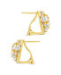 Zara Cubic Zirconia Circle Stud Earrings