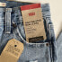 Фото #7 товара Levi's Distressed High Waisted Mom Jeans Size 24 x 29 Destructed - Light Blue