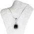 Unique women´s Dark Lady necklace with Lampglas NSA11 pearl