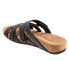 Фото #5 товара Softwalk Blythe S2103-001 Womens Black Leather Slides Sandals Shoes 5
