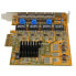 Фото #3 товара StarTech.com 4-Port PCIe Gigabit Network Adapter Card - Internal - Wired - PCI Express - Ethernet - 2000 Mbit/s