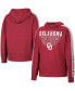 Big Boys Heathered Crimson Oklahoma Sooners Wind Changes Raglan Hoodie T-shirt