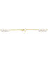 ფოტო #3 პროდუქტის EFFY® Freshwater Pearl (6mm) 18" Collar Necklace in 14k Gold