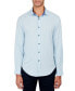 ფოტო #1 პროდუქტის Men's Slim-Fit Blue Shirt